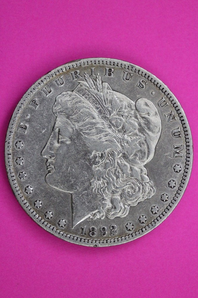 1892 S Morgan Liberty Silver Dollar San Francisco Scarce Semi Key Date Coin 137