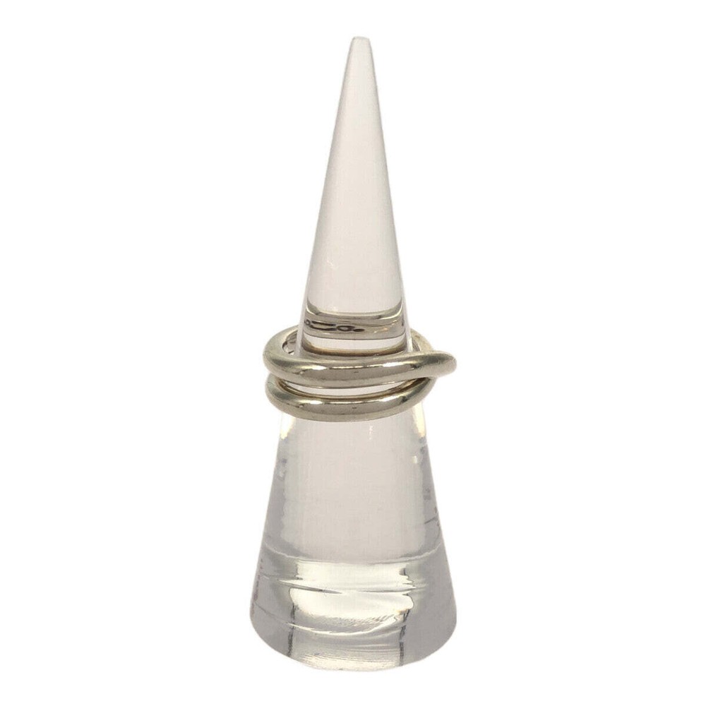 Tiffany & Co. Paloma Picasso Cross Ring No. 9 Silver 925 Total Weight Used