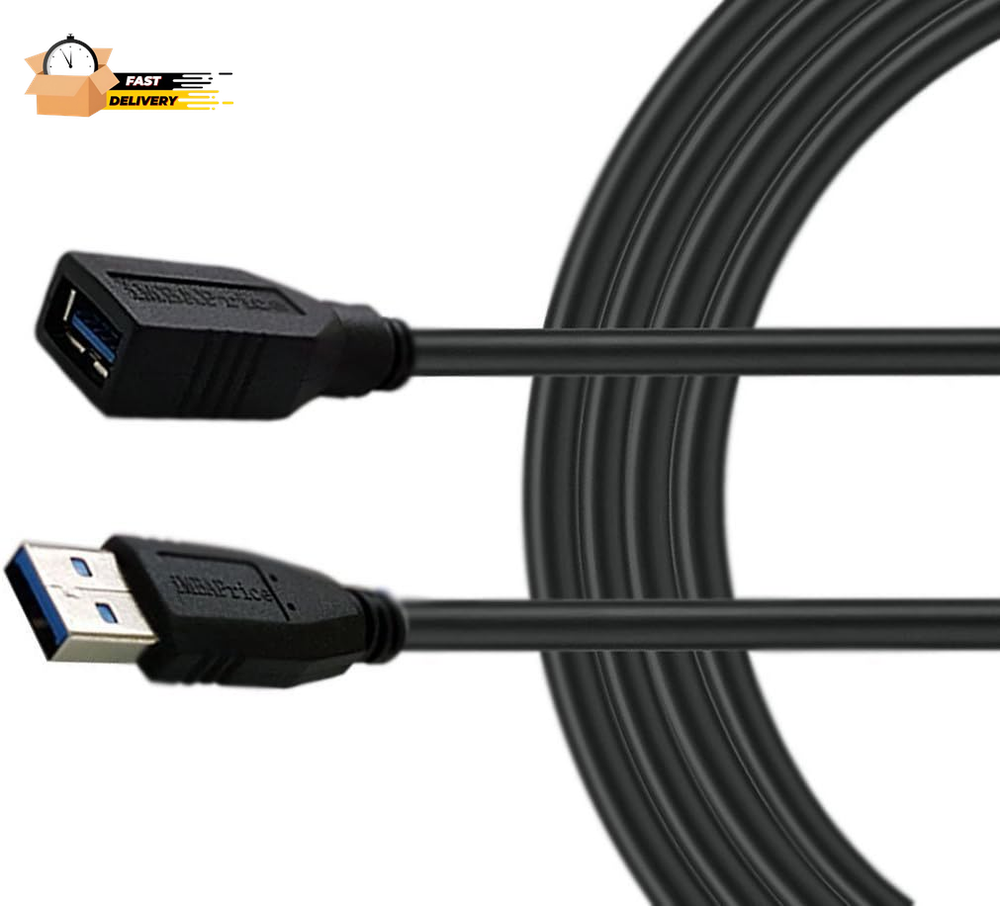 15ft USB 3.0 Extender Cable Male to Female Superspeed