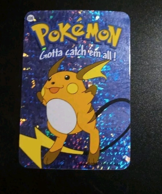 Vintage Pokemon prism holo vending machine sticker card
