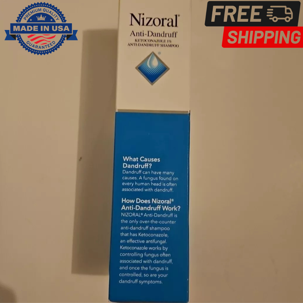 Nizoral Anti-Dandruff Shampoo, Cleans & Controls Fresh Scent 7oz  Exp 2025+