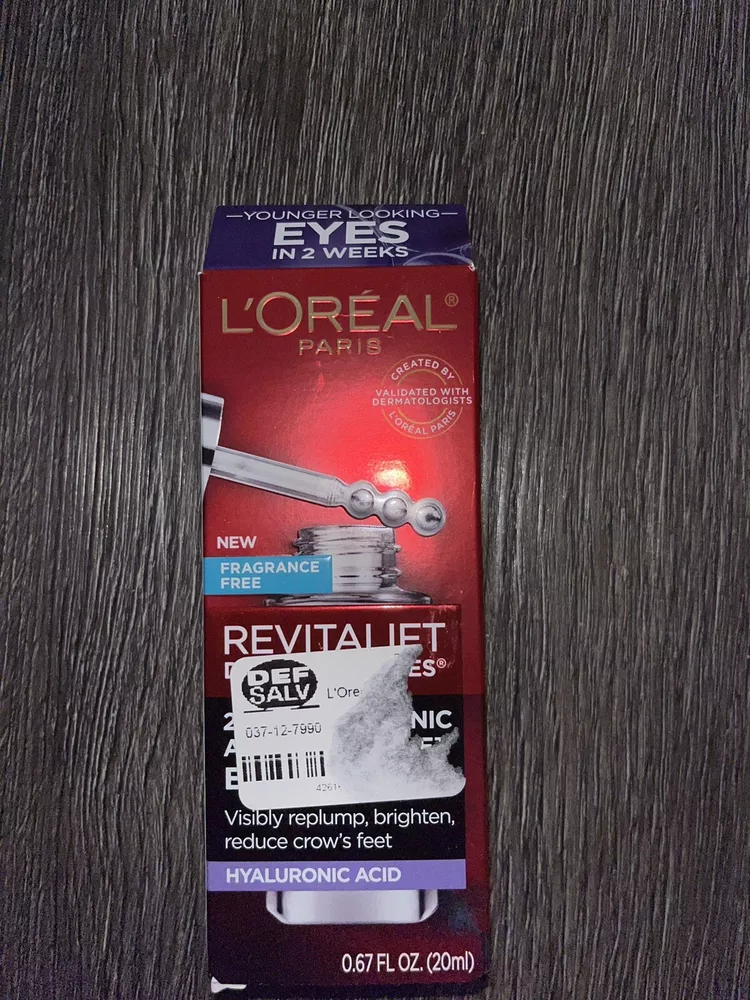 L'Oréal Paris Revitalift Derm Intensives Hyaluronic Acid and Caffeine Eye Serum - 0.67 fl oz