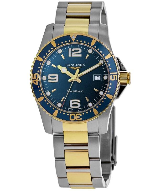New Longines HydroConquest Quartz Blue Dial Two Tone Men's Watch L3.740.3.96.7