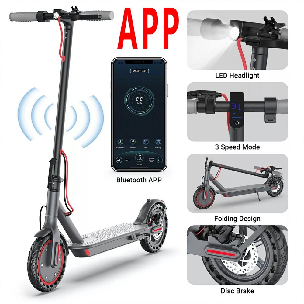 Mankeel Foldable 350W Electric Scooter for Adults 26Mi Range APP Control Commuter