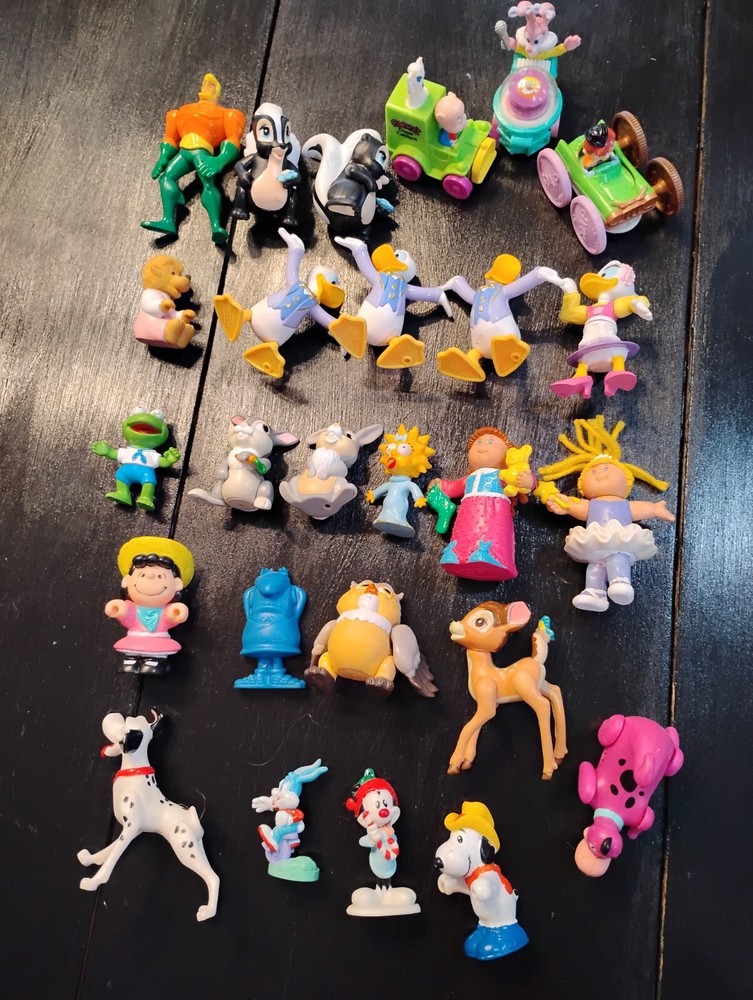 Vintage Lot of 80s & 90s Happy Meal Toys Disney, Peanuts, Tiny Toons & More