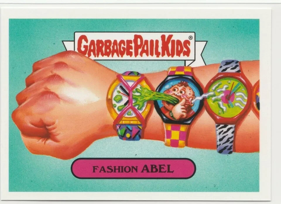 Fashion Abel 9a Garbage Pail Kids GPK 2018 We Hate the 80s Trading Card  