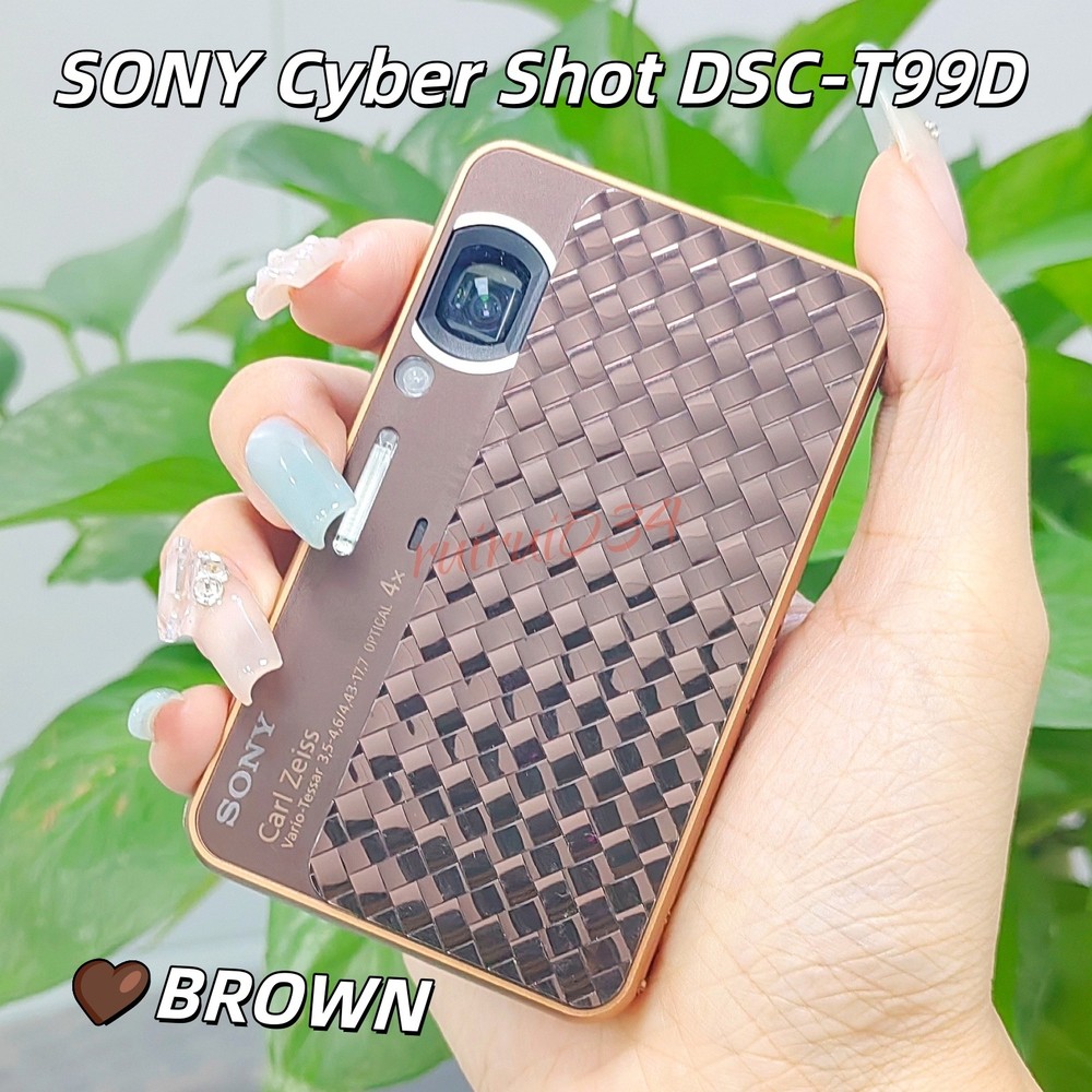 🤎SONY Cyber Shot DSC-T99D 14.1MP Vintage Digital Camera 4x Optical Zoom Brown🤎