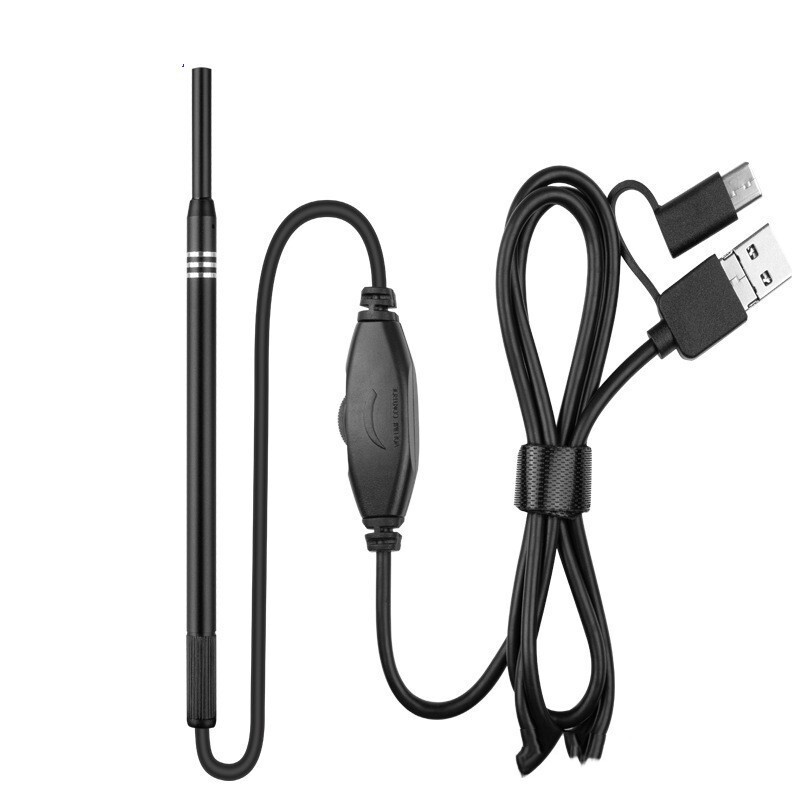 Visual Otoscope Usb Three-In-One Ear Canal Endoscope-image