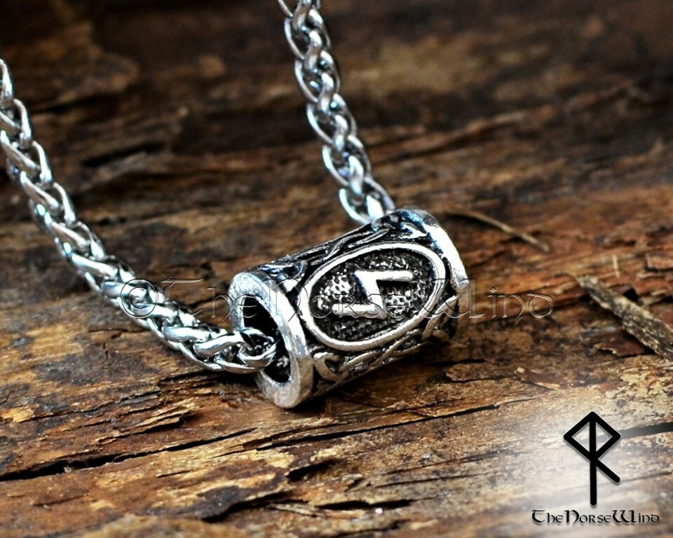 Custom Viking Rune Necklace Personalized Norse Pagan Amulet Pendant-image