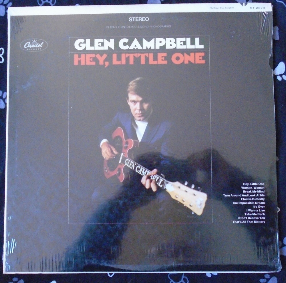 GLEN CAMPBELL, Hey, Little One USA New Old Stock Sealed LP