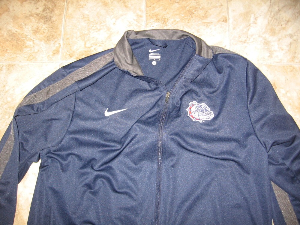 GONZAGA UNIVERSITY BULLDOGS GU ZAGS NCAA ZIP UP JACKET COAT BY NIKE