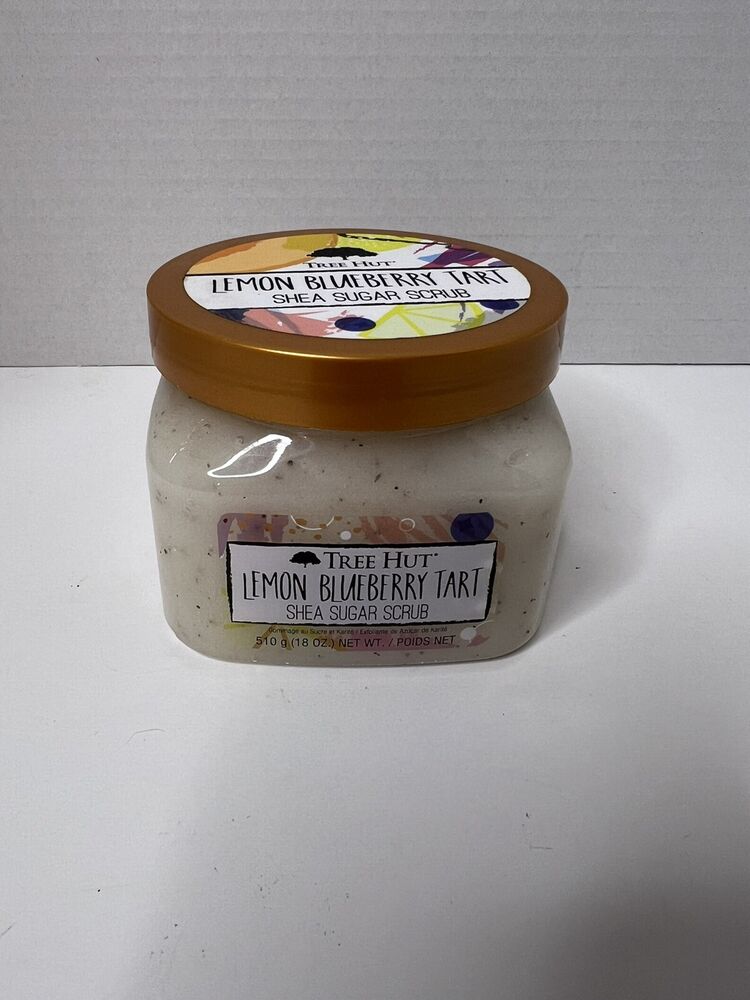Tree Hut Lemon Blueberry Tart Shea Sugar Scrub Limited Edition RARE, 18 Oz NEW