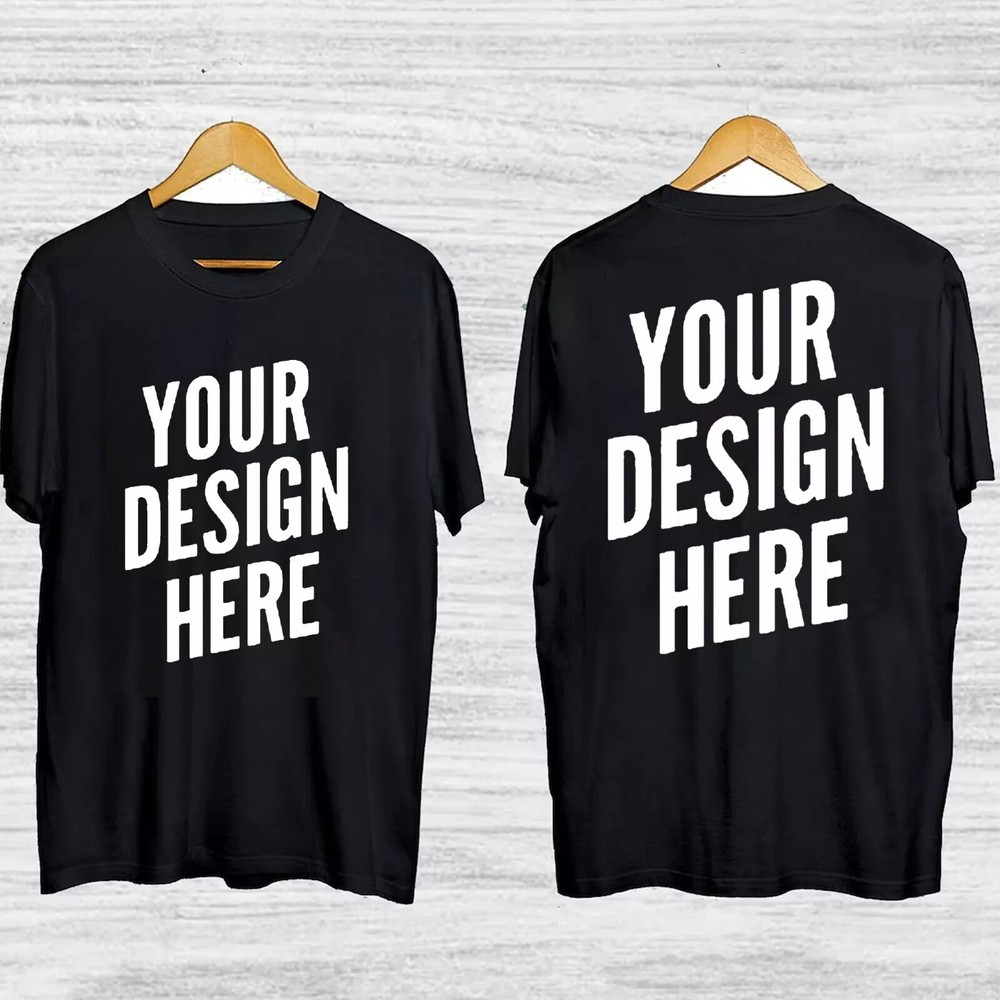 Custom Printed 2-Sided Shirt with Your Logo or Photo-image