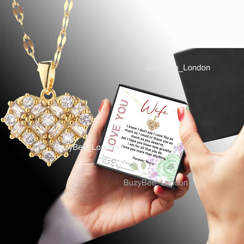 Gifts For Wife, Boxed Gold Necklace