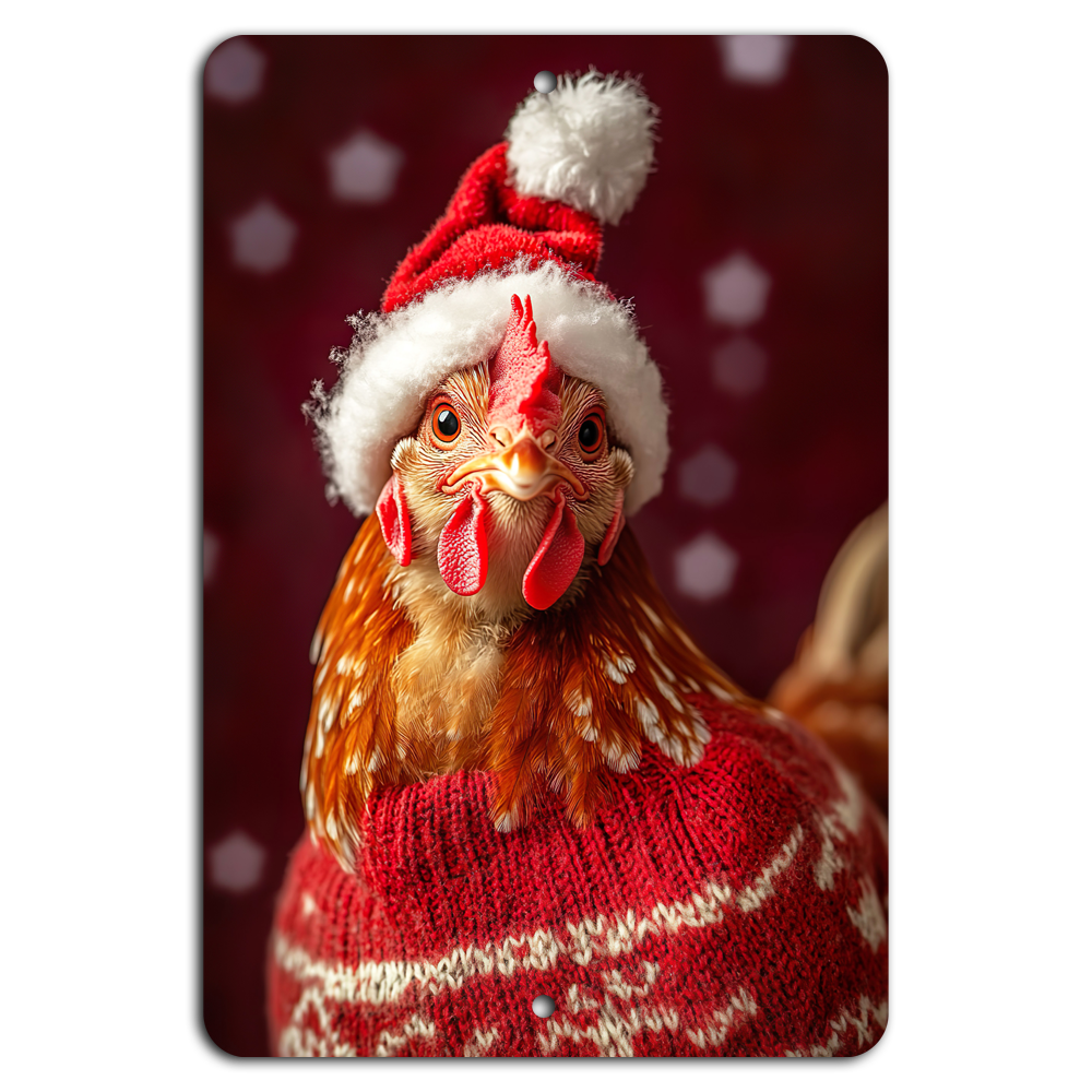 Festive Fowl: Cozy Holiday Chicken Decor