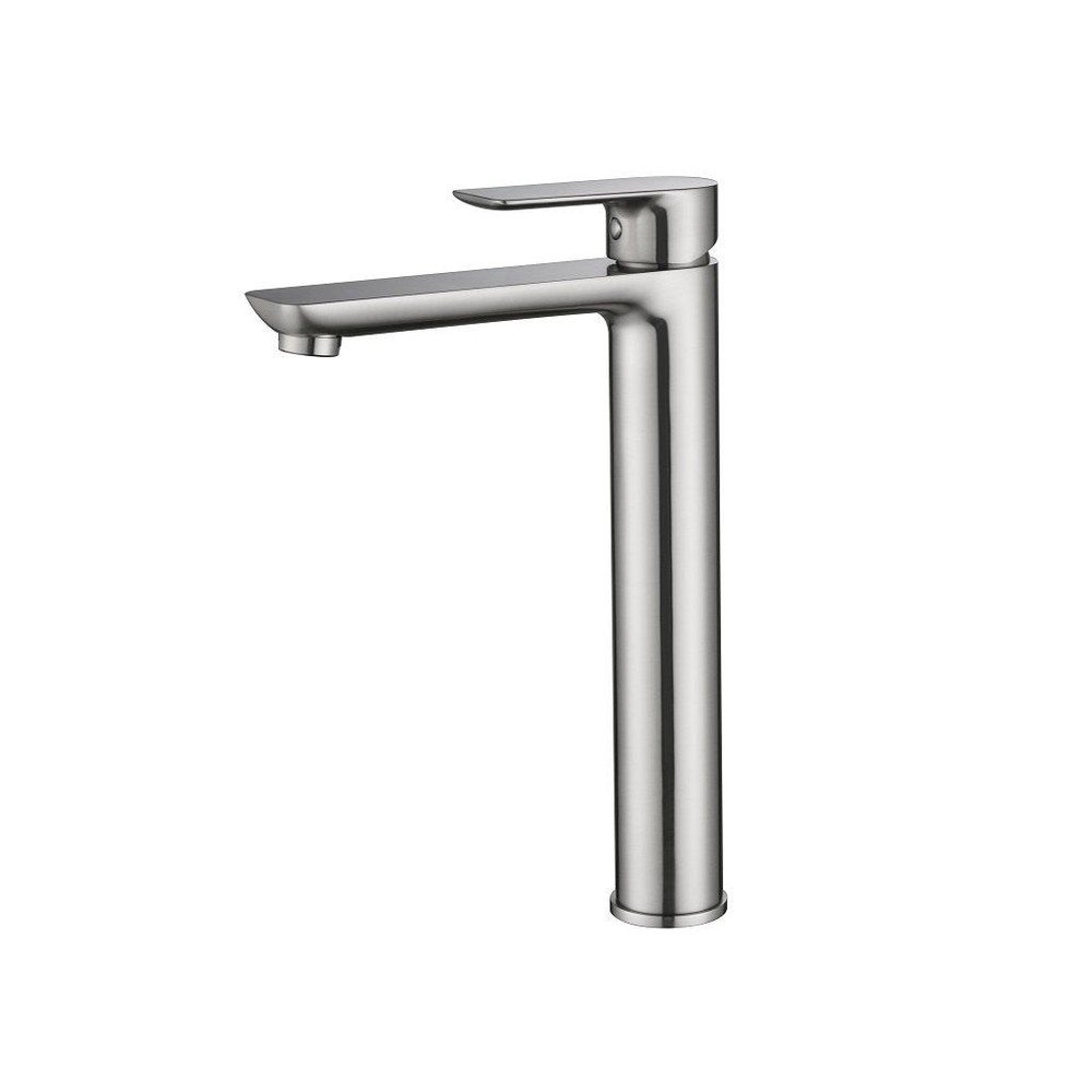 Munich 12-Inch Vessel Bathroom Faucet in Brass or Brushed Nickel