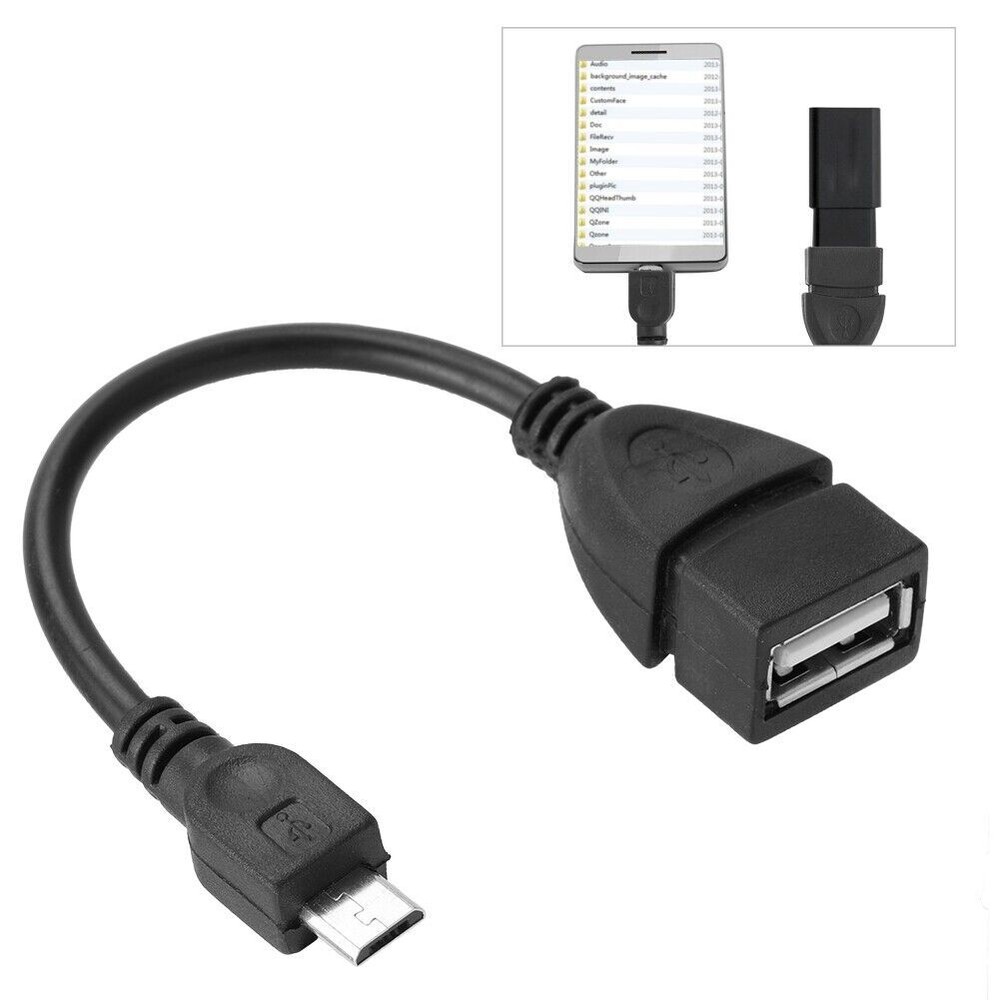 Mini Mobile OTG Cable V8 Adapter Micro USB Data Connector