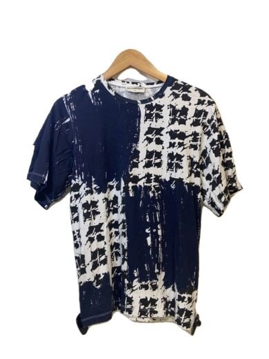Balenciaga White Cotton T-Shirt Size M All-Over Print