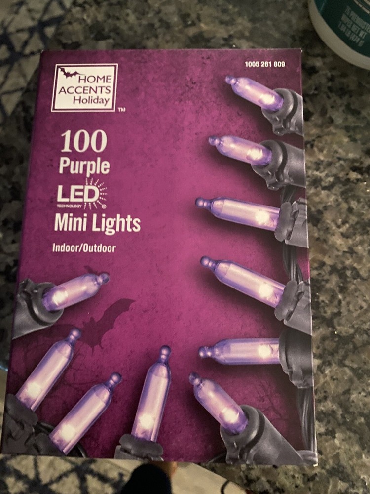 100 purple led lights Indoor&outdoor Christmas Light
