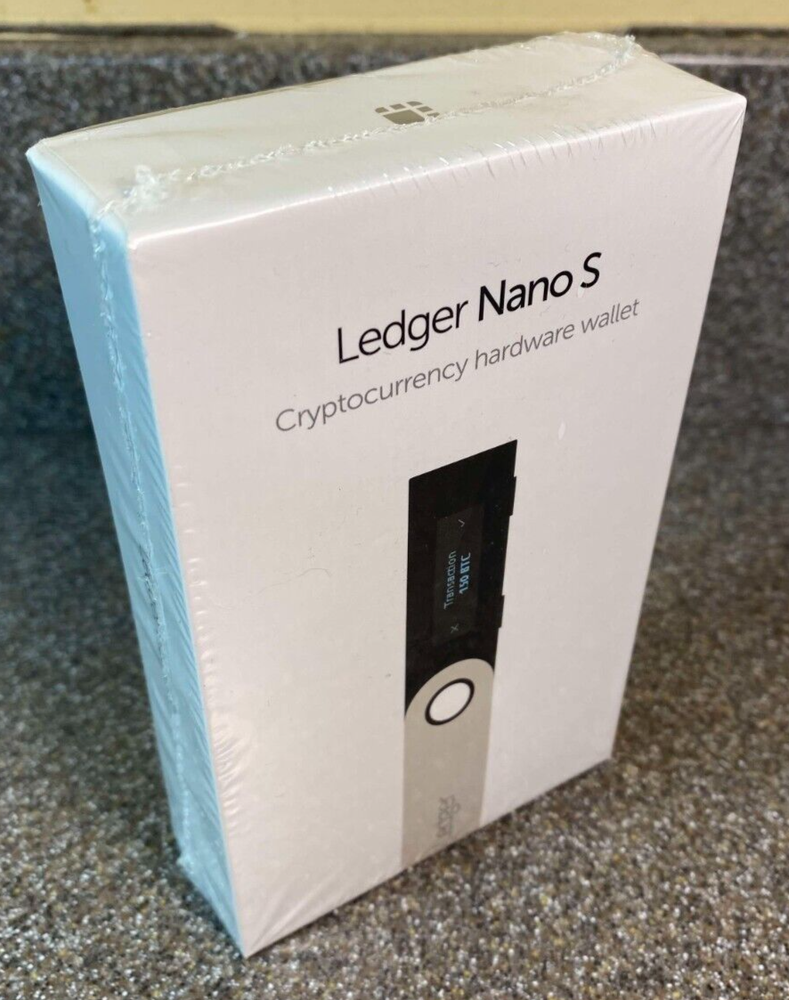 Ledger Nano S Cryptocurrency Hardware Wallet - New Factory Sealed-image