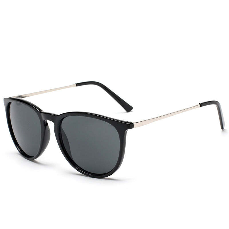 polarized round metal  frame sunglass for mens and womens