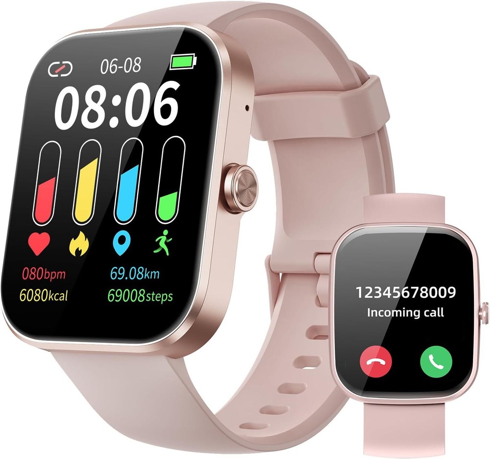 2025 Smart Watch For Men/Women, Waterproof Smartwatch Bluetooth iPhone Samsung