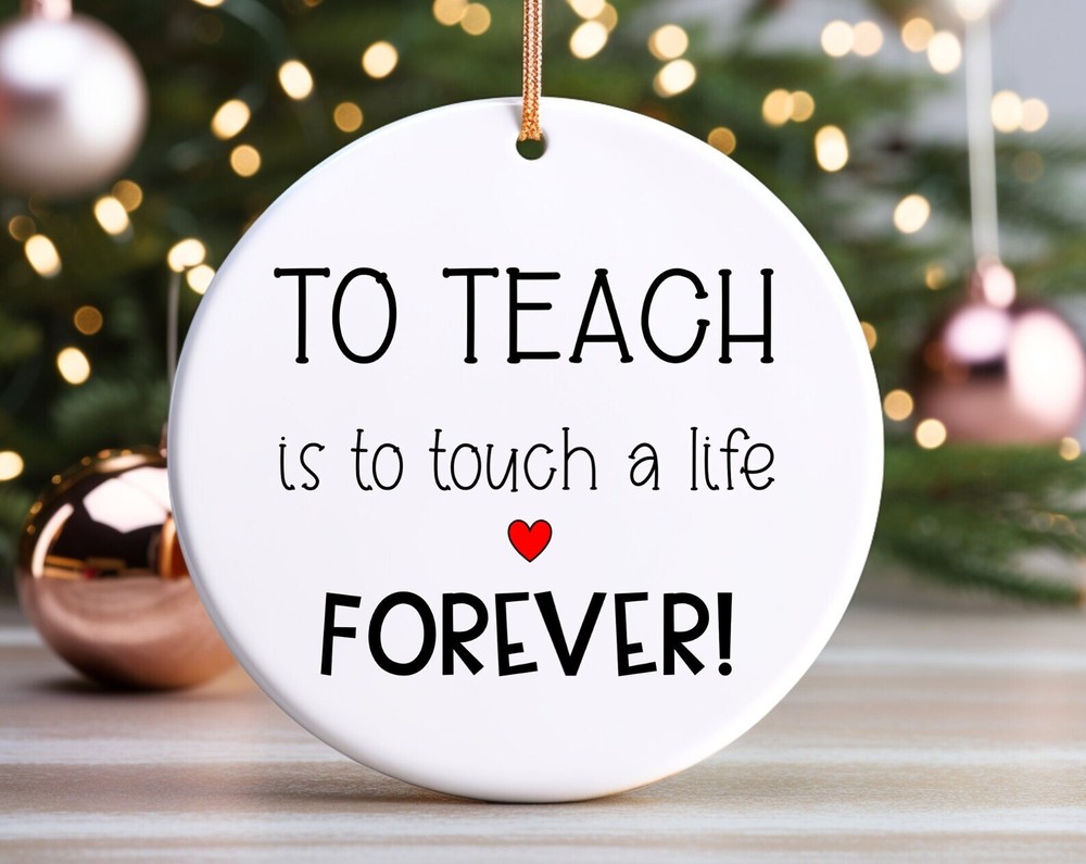 Teacher Christmas Ornament Teacher Ornament Teacher Gift Thank You Gift Special