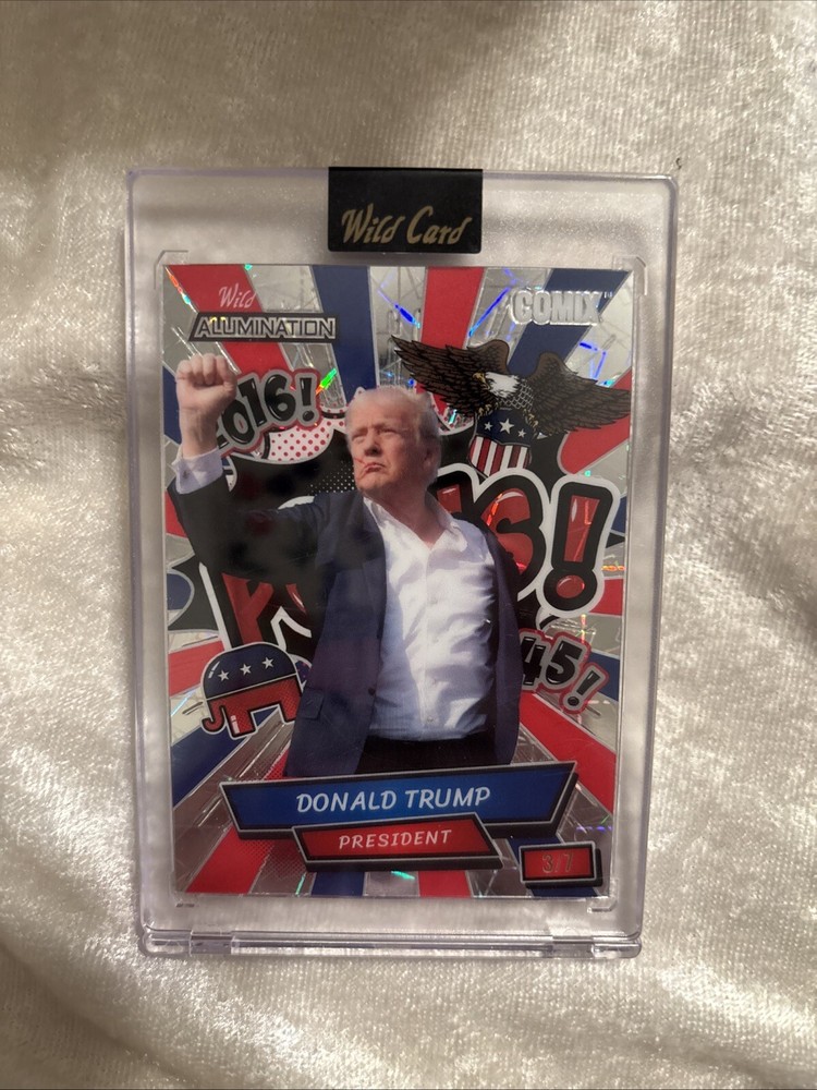2024 Wild Card Alumination MAGA President Donald J Trump - Comix 3/7 FIGHT!
