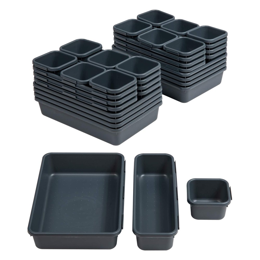 BYCY 32 PCS Desk Drawer Organizer Tool Box Organizer Office Organization, Int...