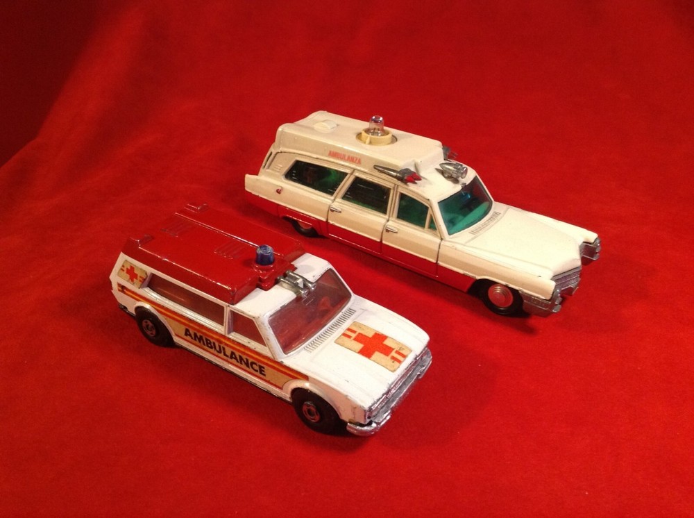 rare Dinky #267 Cadillac Ambulance 1960 