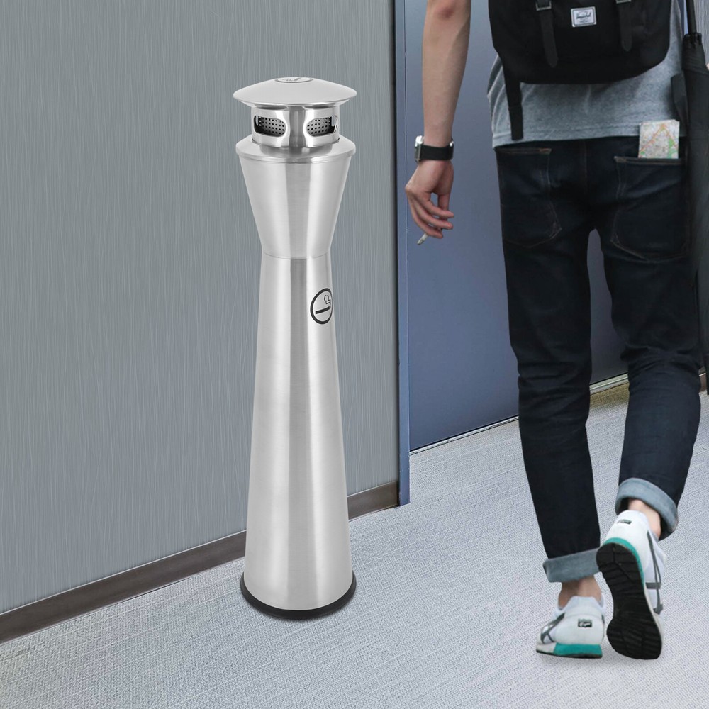 Garbage Can Cigarette End Collector Inner Barrel Floorstanding Vertical Ashtray