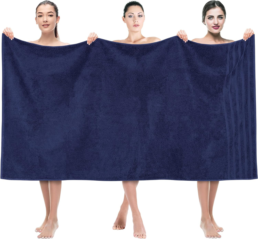35X70 Jumbo Large Bath Towels, 100% Cotton Turkish Bath Sheet, Oversized Luxury