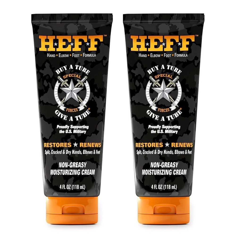 HEFF Hand Elbow Foot Formula Moisturizing Lotion, 4 oz., 2 Pack – For Dry,