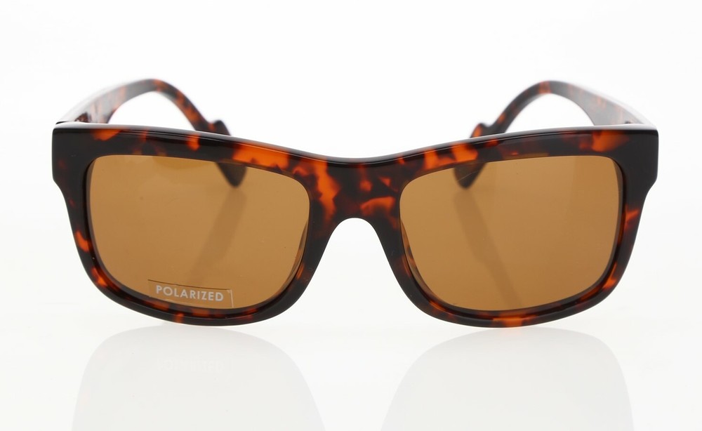 Crimson Visual Fremont Square Tortoise Polarized Sunglasses 55mm-image