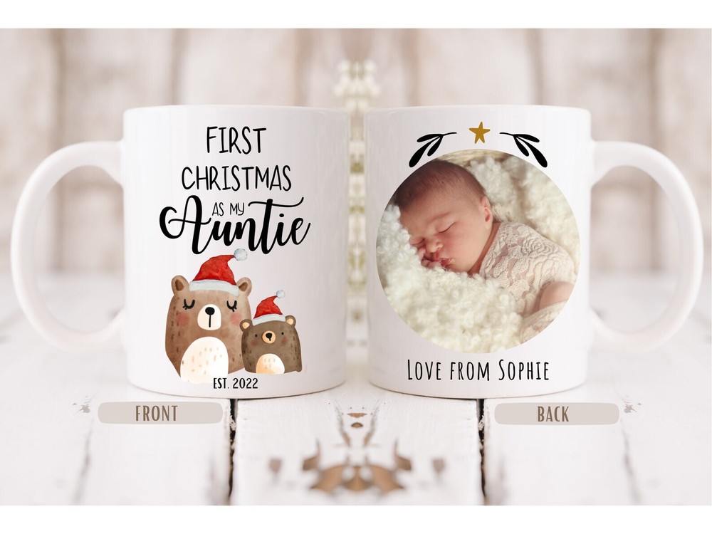 Personalised First Christmas Gift for Aunt 2022 - Baby's Special Present