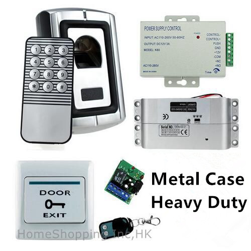 Biometric Fingerprint Door Lock with Drop Bolt and Remote Access Control  -image