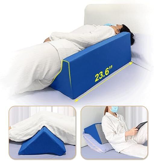 Adjustable Bed Wedge Pillow for Seniors Post-Surgery Comfort Support