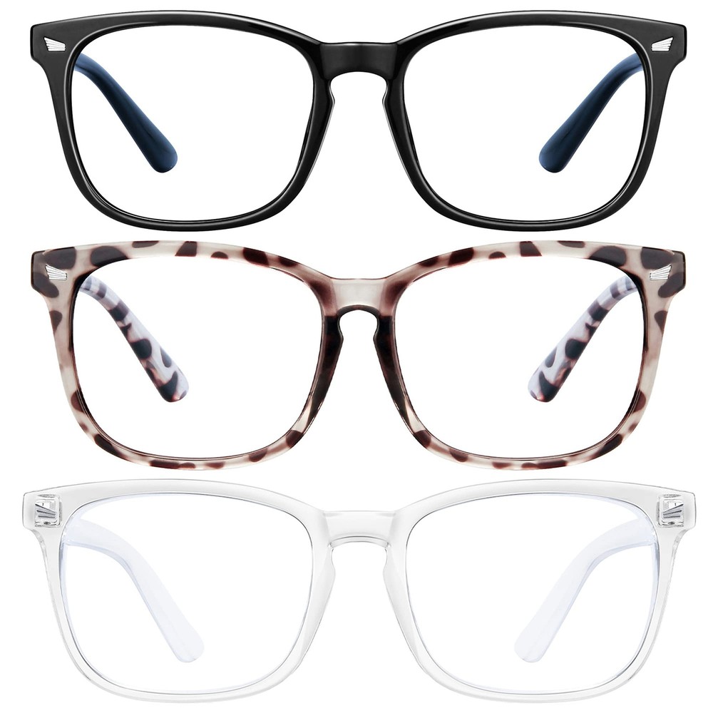 Blue Light Blocking Glasses for Women & Men – Hunsquer Anti Eyestrain Computer Glasses