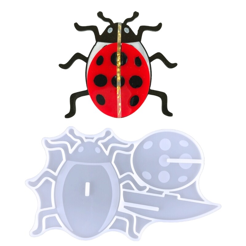 Ladybird Silicone Resin Mold for Wall and Cabinet Decor
