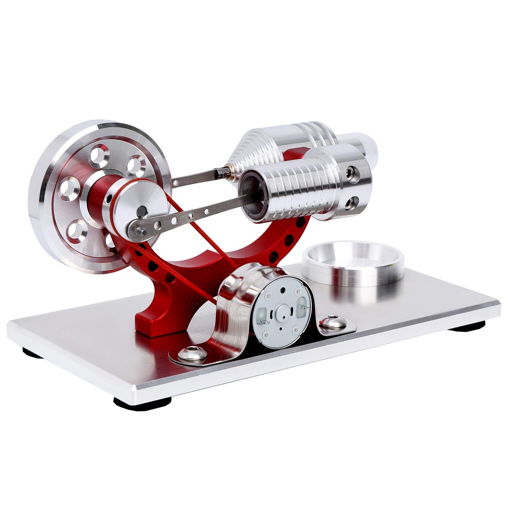 Hot Air Stirling Engine Motor Model Educational Toy Electricity Generator Col...