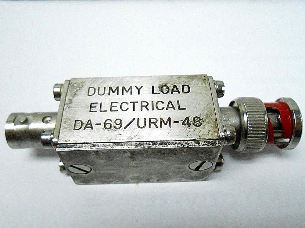 DA-69/URM-48 JOINT ELECTRIC ELECTRICAL DUMMY LOAD 68 OHMS/ COAXIAL NEW OLD STOCK