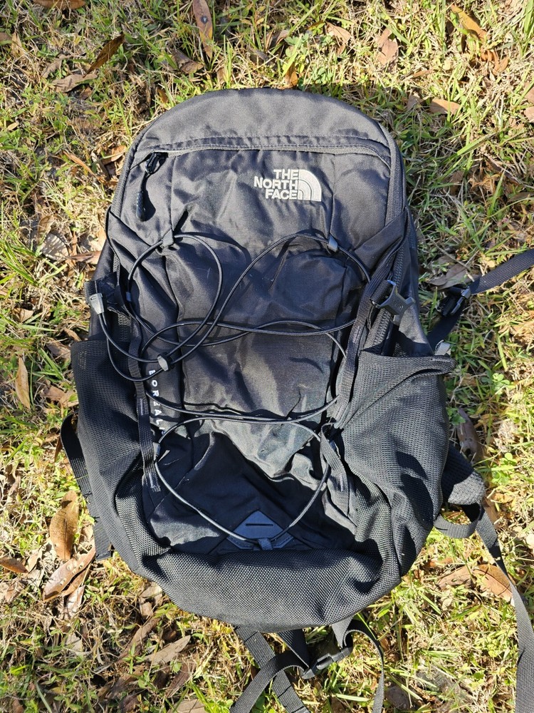 North Face Borealis Black Hiking Backpack for School & Laptop