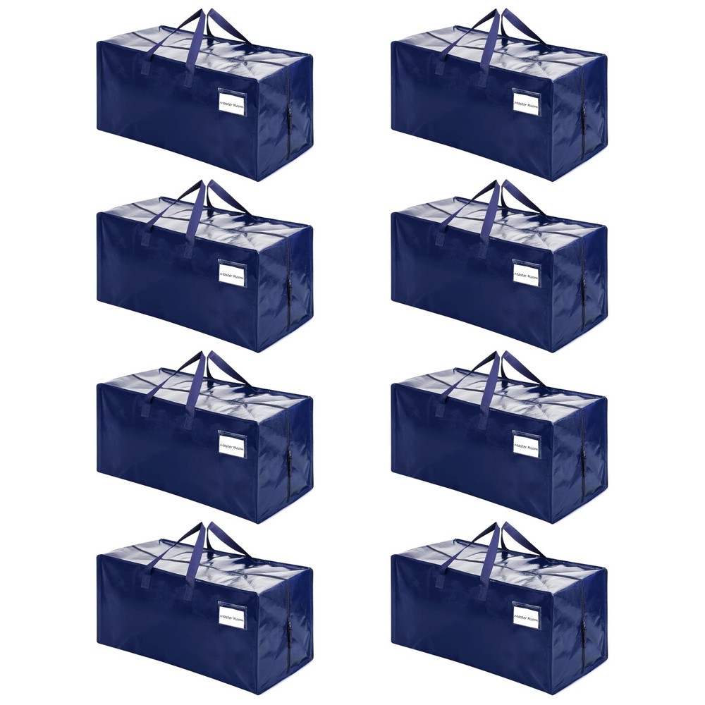 VENO 8 Pack Moving Bags w/Backpack Straps, Moving Boxes & Storage Bins
