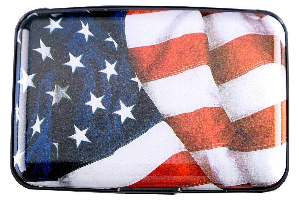 Mini RFID Aluminum Wallet Credit Card Holder Slim Metal Hard Case Business Ca...