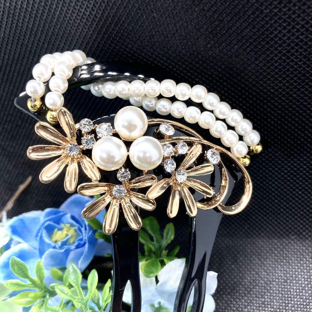 Kagami Kimono Hairpin - Small Bachi Style, Wedding Accessory, New