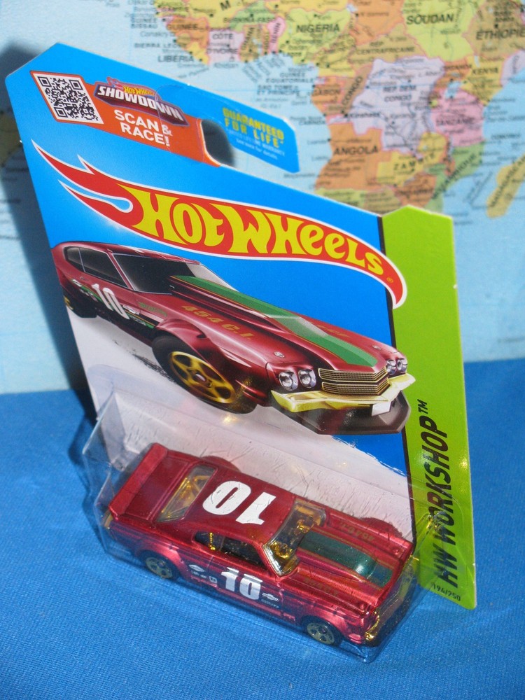 HOT WHEELS 1970 CHEVY CHEVELLE 70 RED #194/250 HW WORKSHOP *BRAND NEW & RARE*