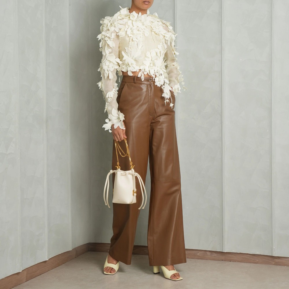 ZIMMERMANN Harmony Laser Cut CROP Top size 2