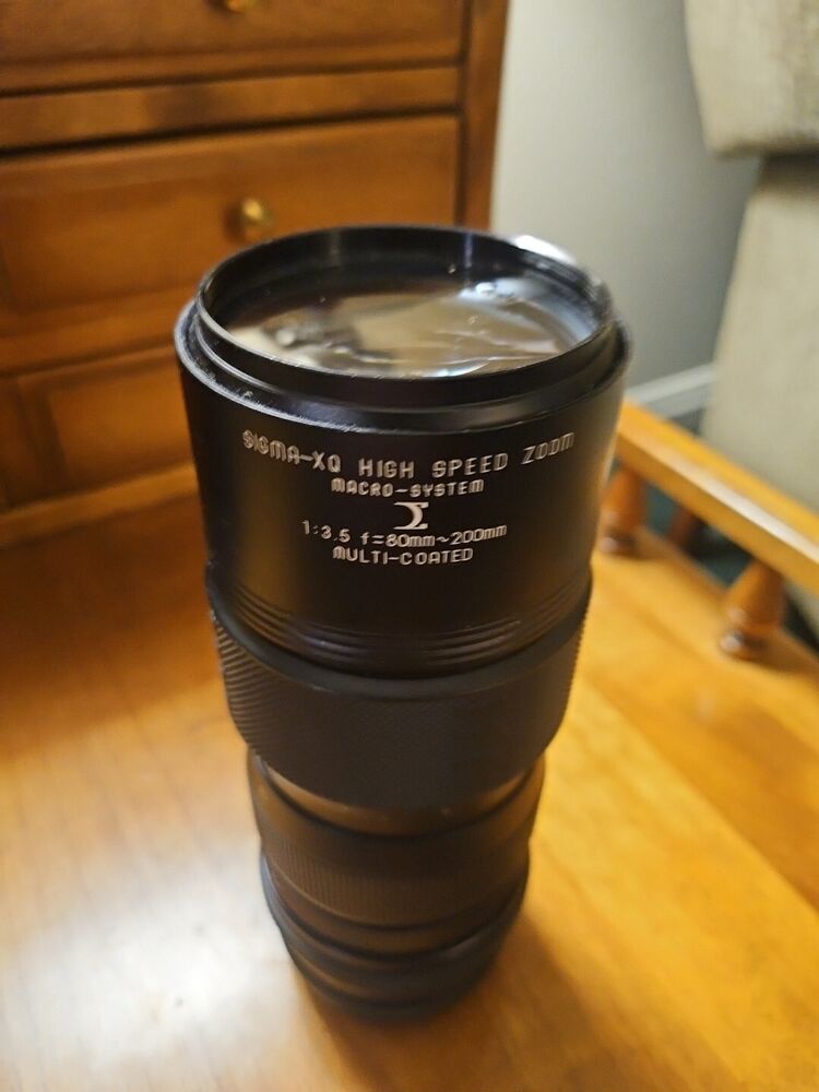 Sigma-XQ 200mm High speed Macro System Zoom 1:3.5 f=80-200mm EXCELLENT CONDITION