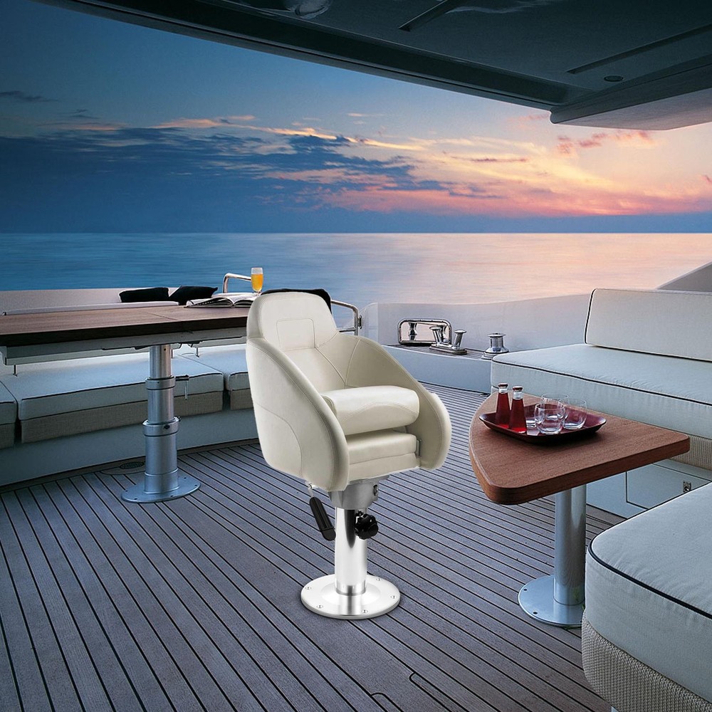 Adjustable Boat Seat Pedestal 13 to 19 Inches for Comfort and Support  