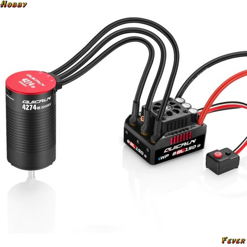 Hobbywing 38030401 Quicrun waterproof 8bl150 G2 Esc with Ezrun 2000kV 4274 G2